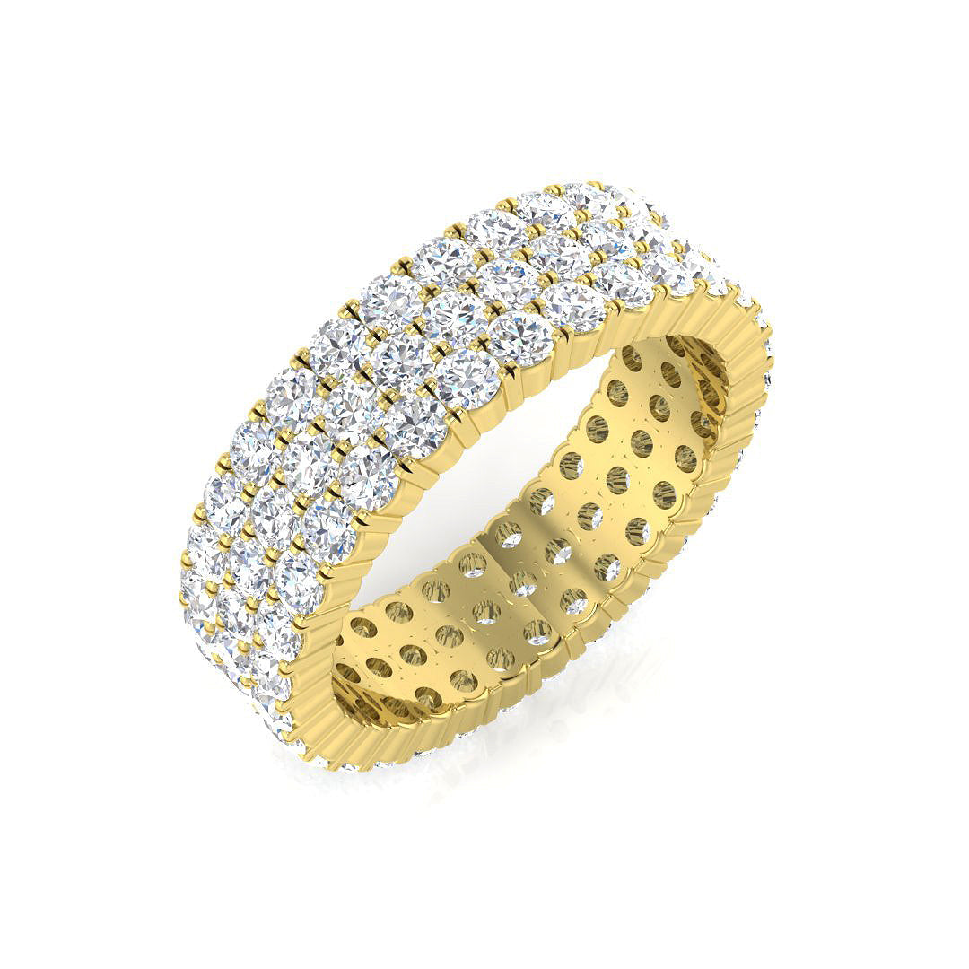 Full Eternity Diamond Ring 1.88ct–8.38ct – BJR0312 – 18k Yellow Gold