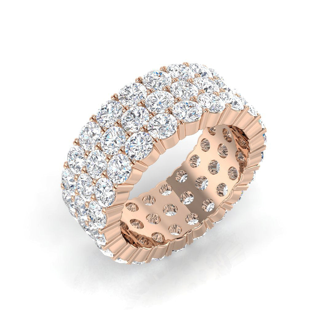 Full Eternity Diamond Ring 1.88ct–8.38ct – BJR0312 – 18k Rose Gold