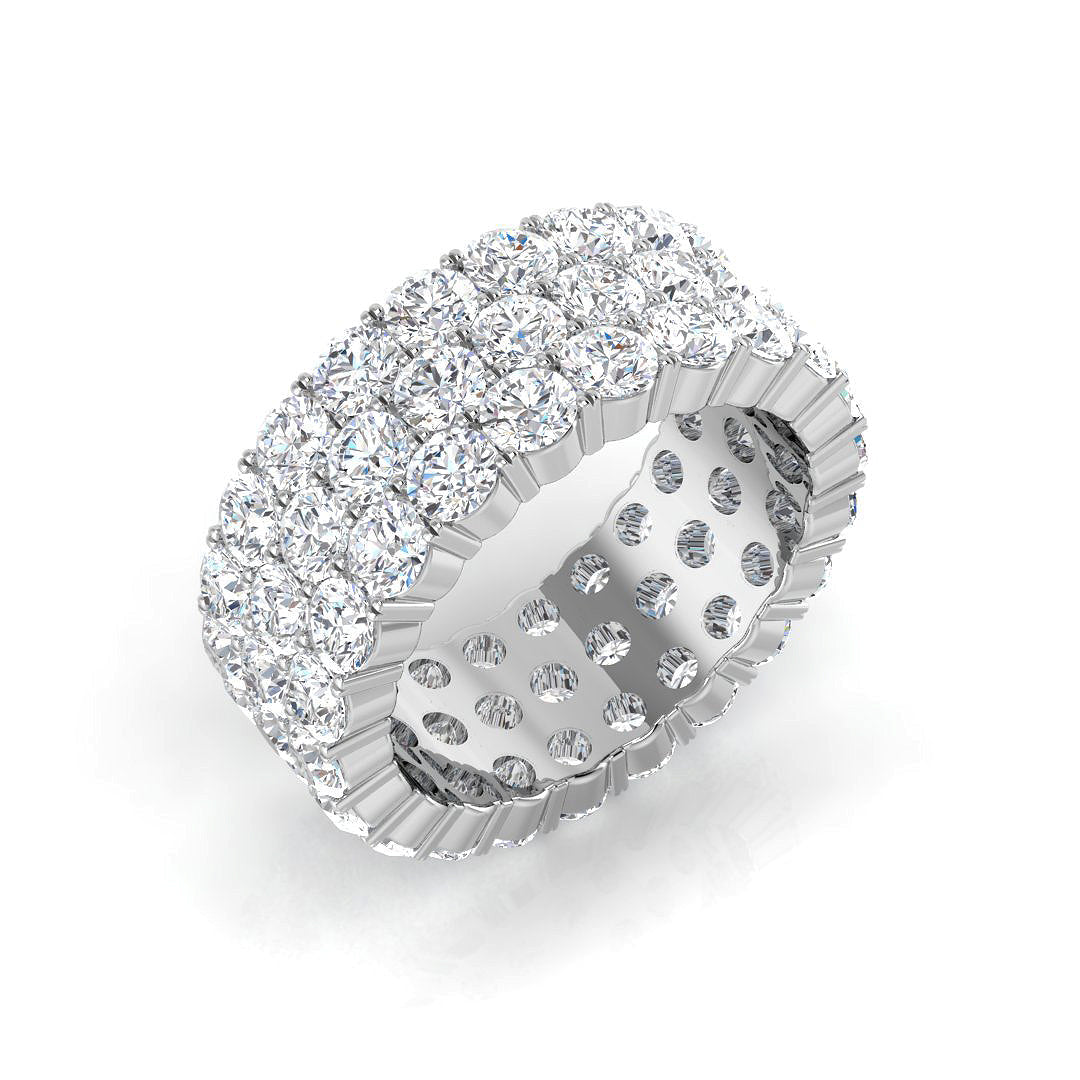 Full Eternity Diamond Ring 1.88ct–8.38ct – BJR0312 – 18k White Gold