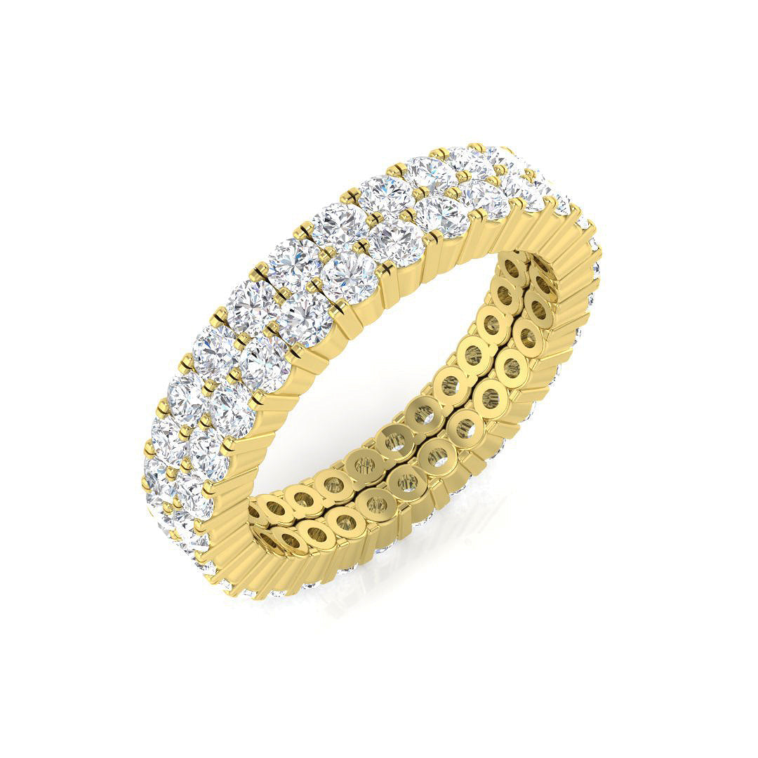 Full Eternity Diamond Ring 0.92ct–4.93ct – BJR0314 – 18k Yellow Gold
