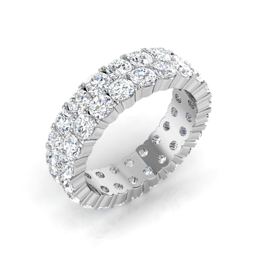 Full Eternity Diamond Ring 0.92ct–4.93ct – BJR0314 – 18k White Gold
