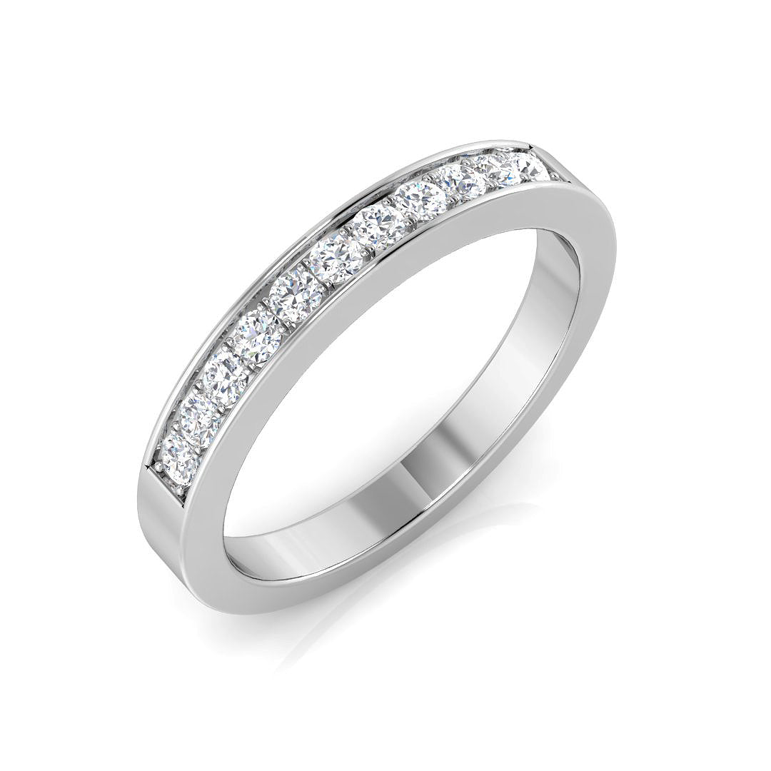 Half Eternity Diamond Ring 0.28ct – BJR0369 – 18k White Gold