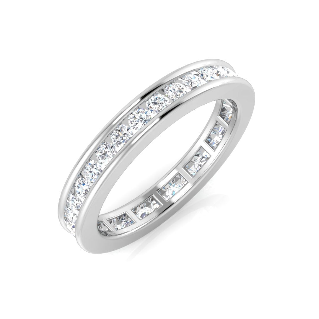 Full Eternity Diamond Ring 0.5ct–3.3ct – SL4304 – 18k White Gold