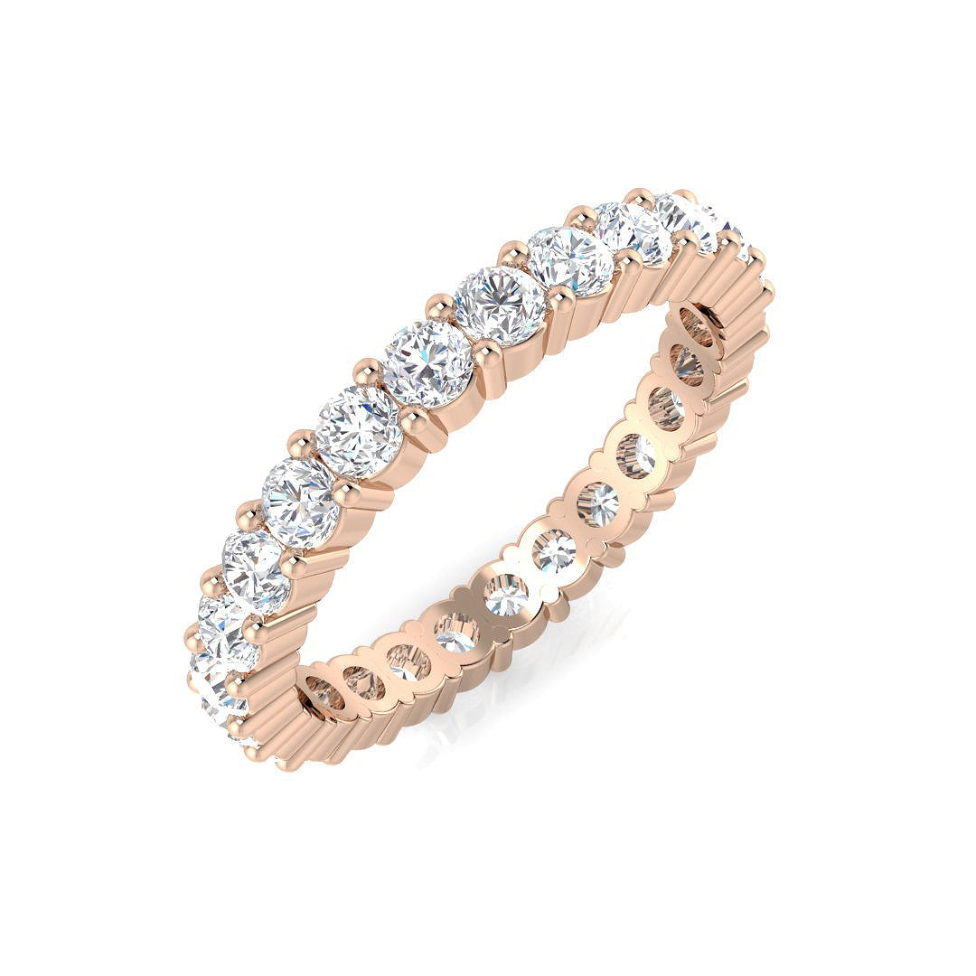 Full Eternity Diamond Ring 0.53ct–3.53ct – BJR0378 – 18k Rose Gold