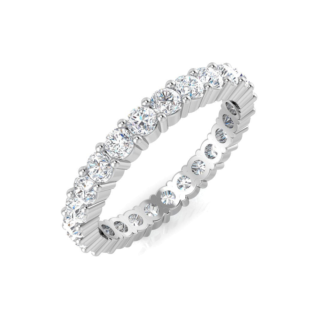 Full Eternity Diamond Ring 0.53ct–3.53ct – BJR0378 – 18k White Gold