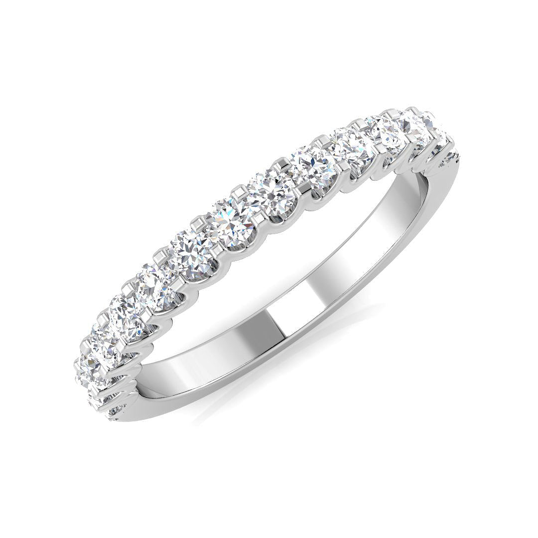 Half Eternity Diamond Ring 0.33ct–1.02ct – SR3728 – 18k White Gold