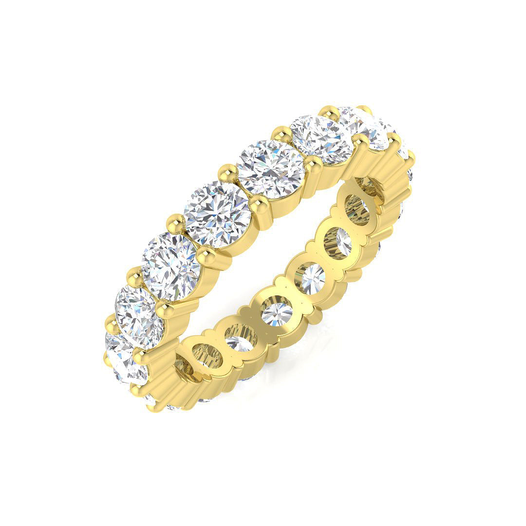 Full Eternity Diamond Ring 0.53ct–3.53ct – BJR0378 – 18k Yellow Gold