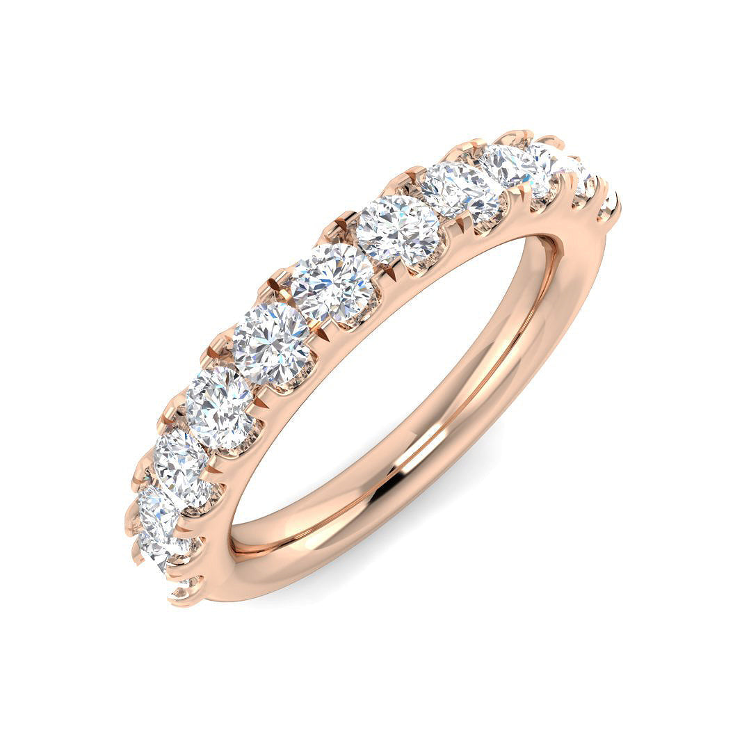 Half Eternity Diamond Ring 0.25ct–3.51ct – SR5496 – 18k Rose Gold