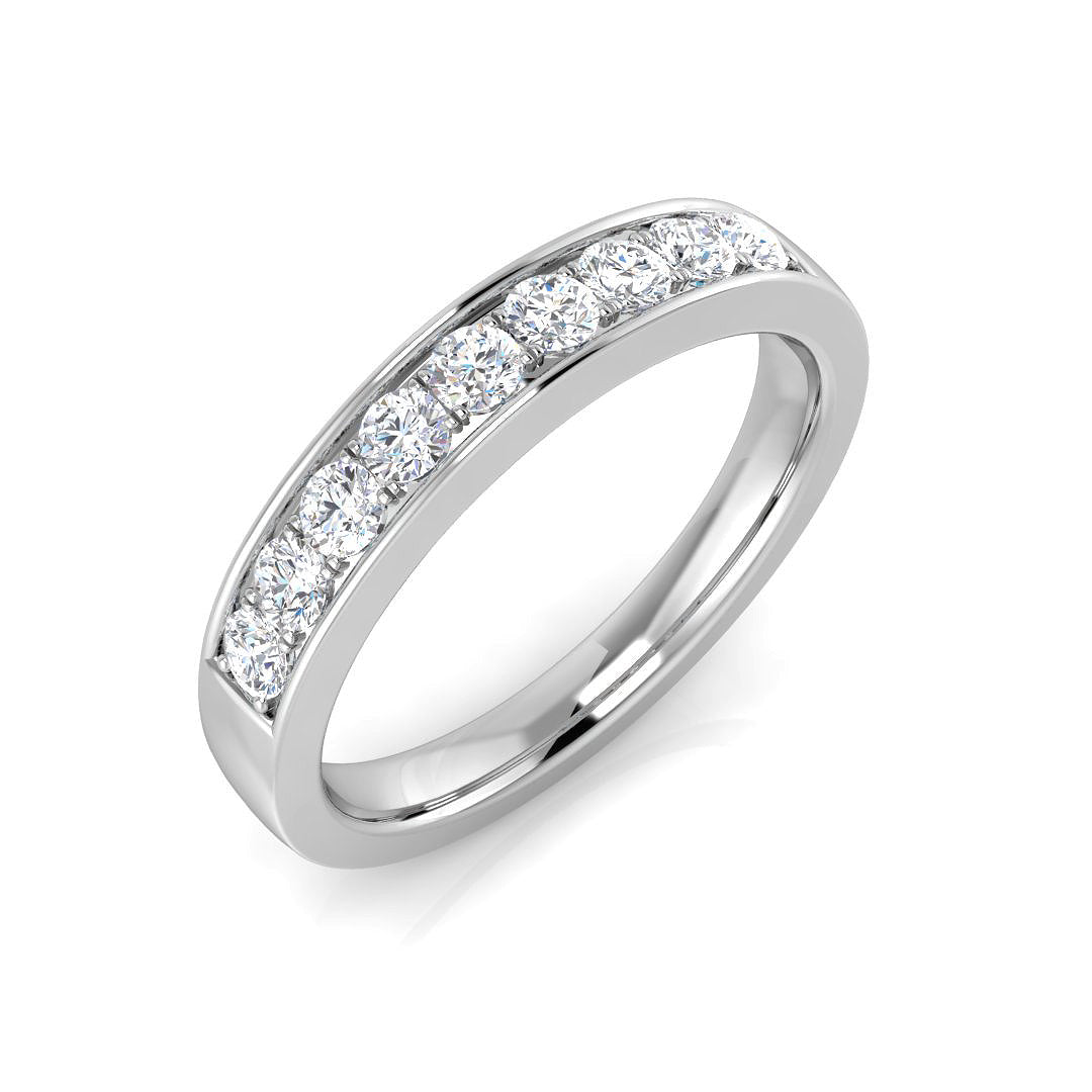 Half Eternity Diamond Ring 0.36ct – BJR0412 – 18k White Gold