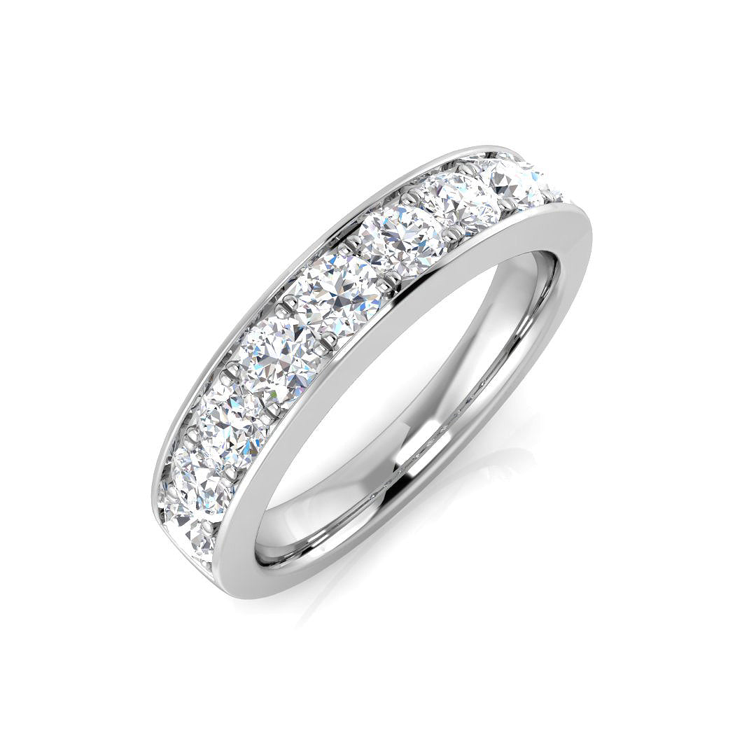 Half Eternity Diamond Ring 0.95ct – BJR0415 – 18k White Gold