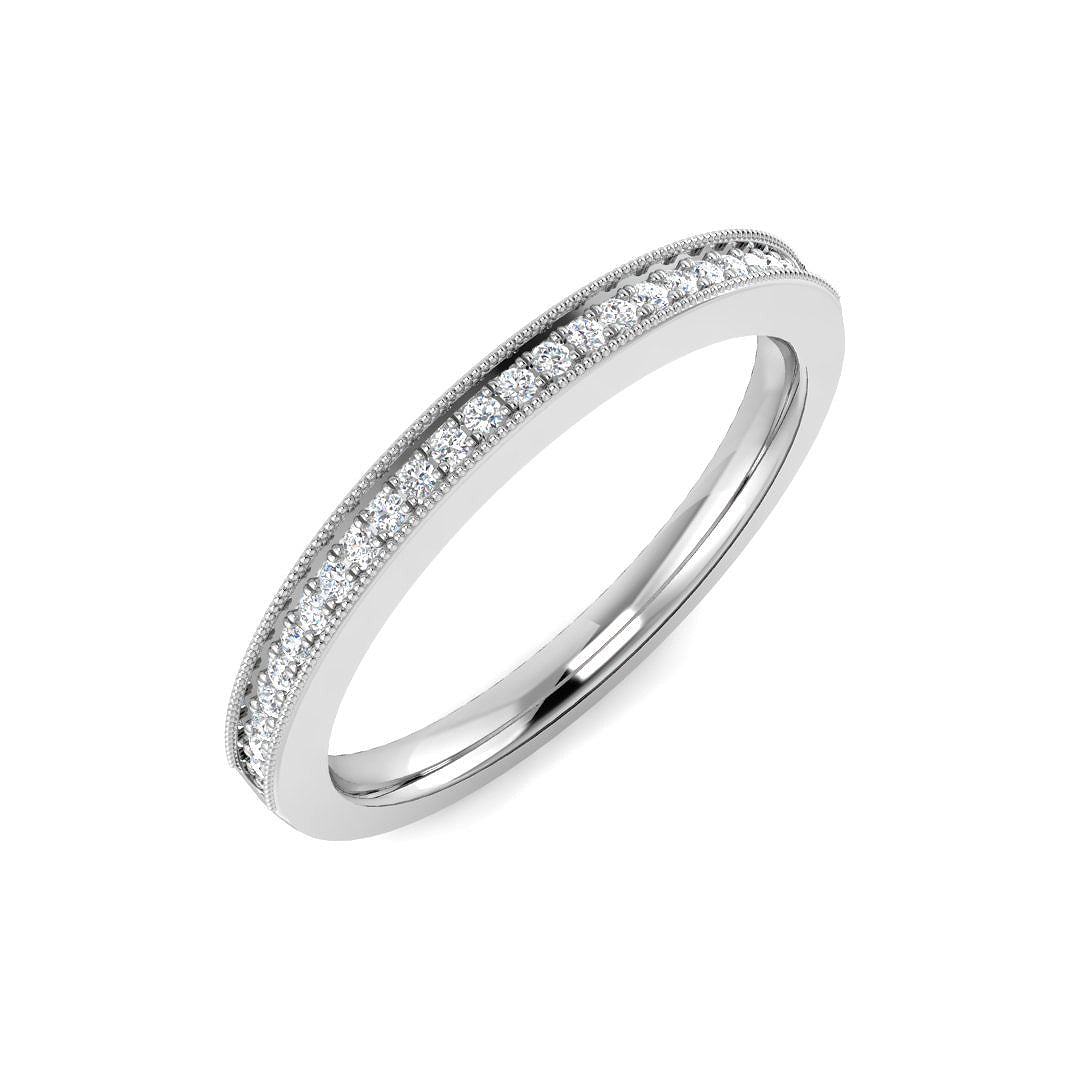 Half Eternity Diamond Ring 0.1ct–0.65ct – BJR0418 – 18k White Gold