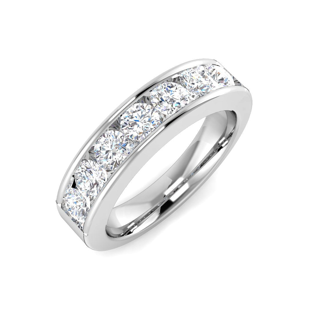 Half Eternity Diamond Ring 0.98ct–1.13ct – BJR0423 – 18k White Gold