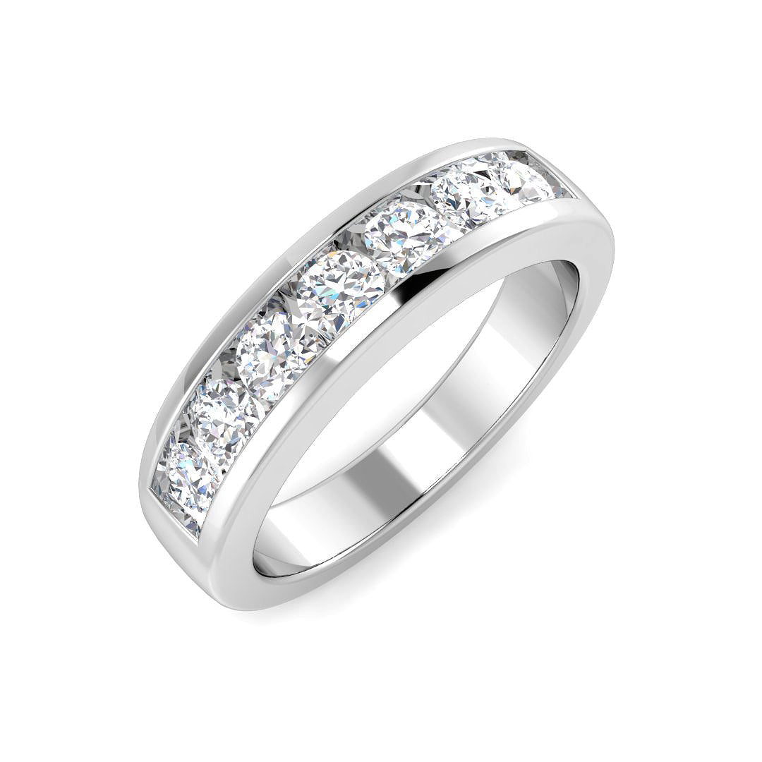 Multi Stone Diamond Ring 0.8ct–2.99ct – SR5149 – 18k White Gold