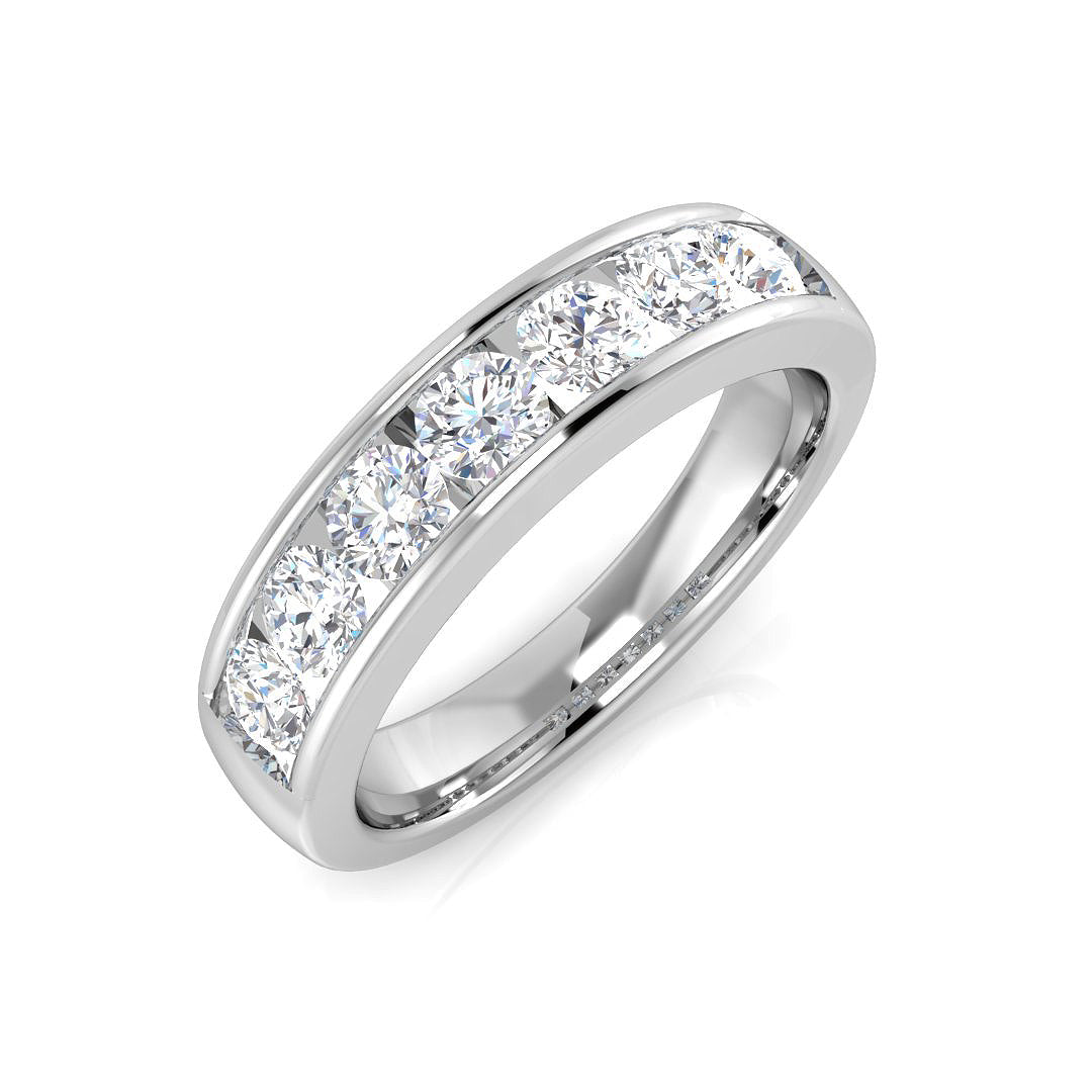 Half Eternity Diamond Ring 0.21ct–2.15ct – BJR0277 – 18k White Gold