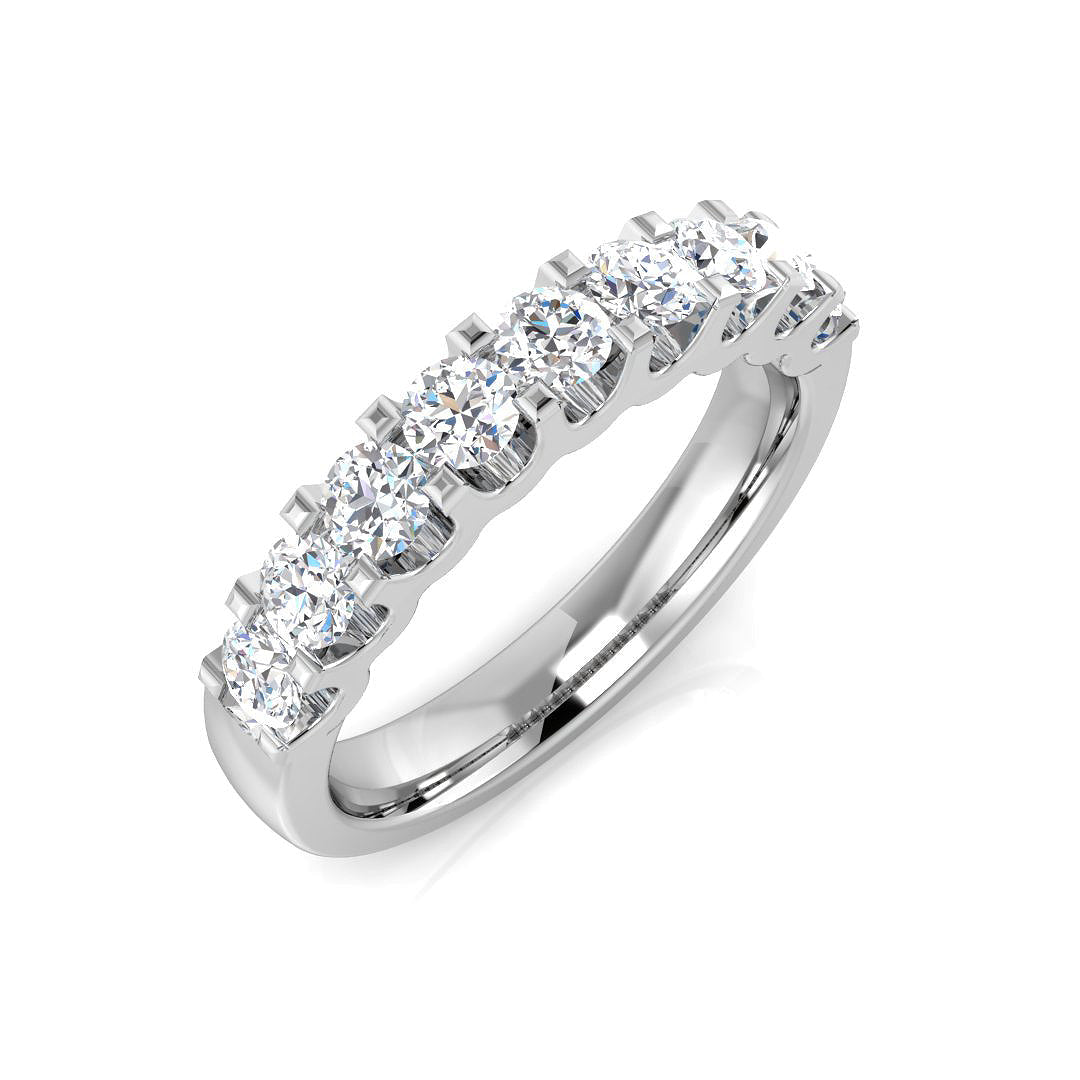 Half Eternity Diamond Ring 0.33ct–1.02ct – SR3728 – 18k White Gold