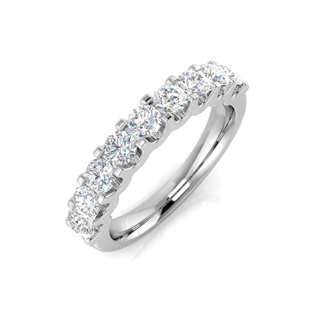 Half Eternity Diamond Ring 0.33ct–1.02ct – SR3728 – 18k White Gold