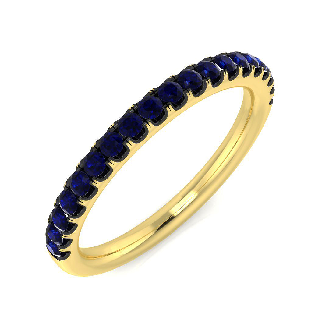 Half Eternity Diamond Ring 0.36ct–0.54ct – BJR0446~BS – 18k Yellow Gold
