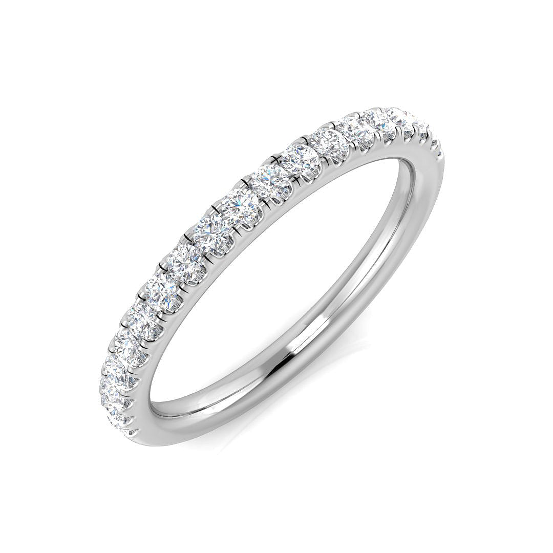 Half Eternity Diamond Ring 0.26ct – BJR0446 – 18k White Gold