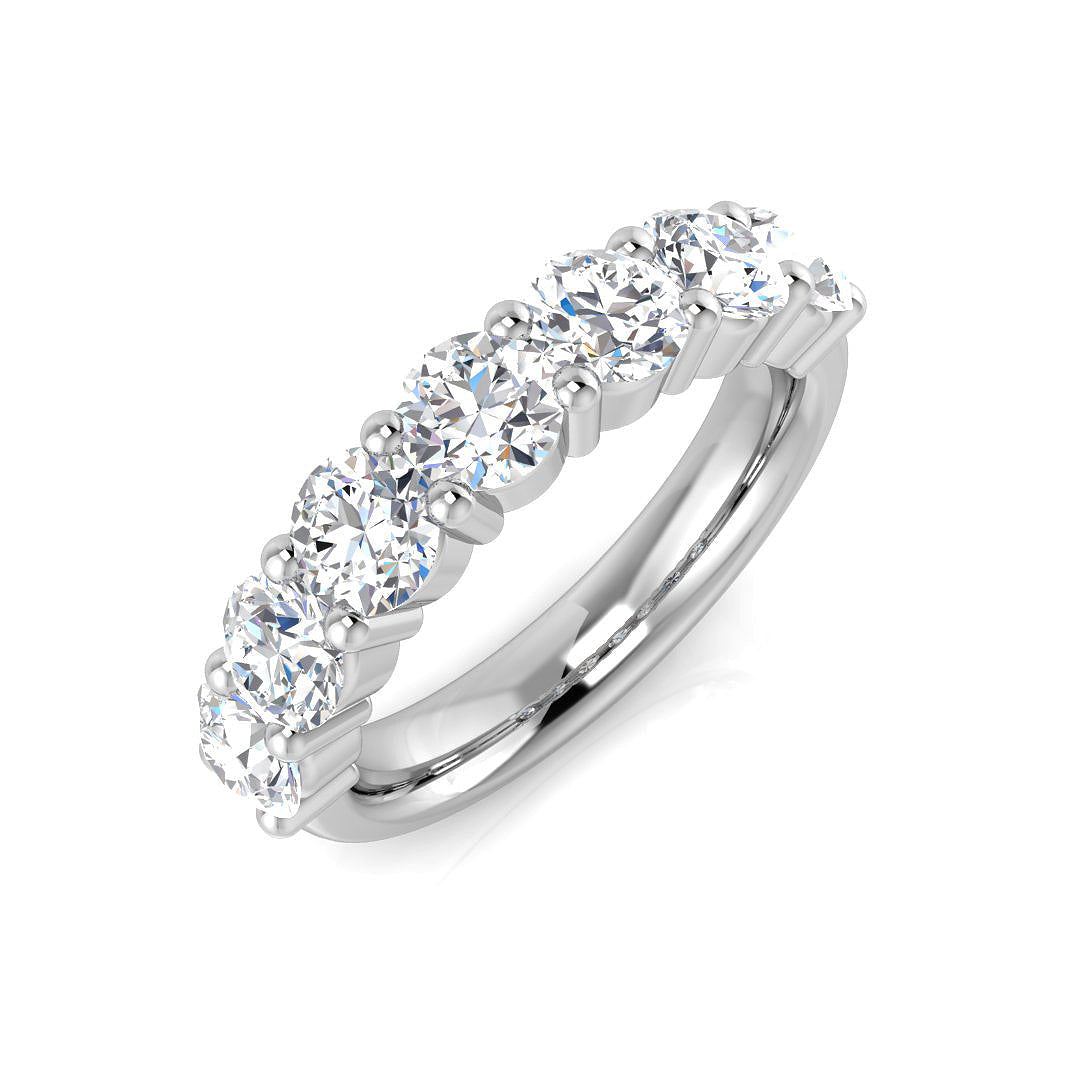Half Eternity Diamond Ring 2.25ct – BJR0452 – 18k White Gold