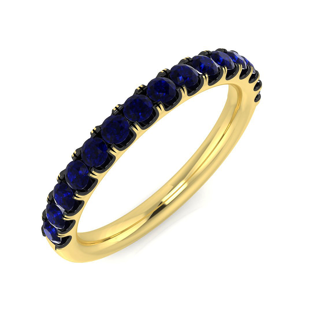 Half Eternity Diamond Ring 0.36ct–0.54ct – BJR0446~BS – 18k Yellow Gold