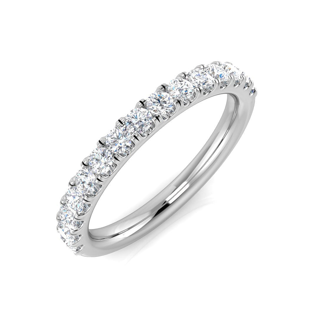Half Eternity Diamond Ring 0.41ct–0.46ct – BJR0454 – 18k White Gold