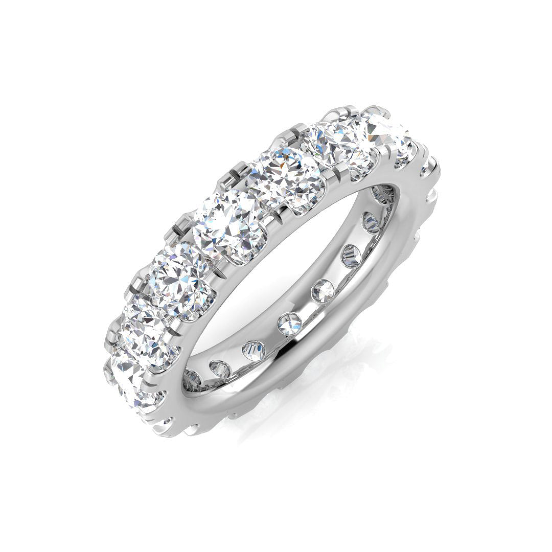 Full Eternity Diamond Ring 0.2ct–4.15ct – SR512 – 18k White Gold
