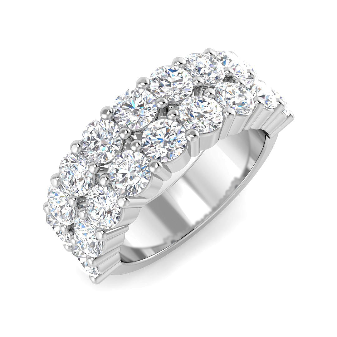 Half Eternity Diamond Ring 1.54ct–2.95ct – BJR0384 – 18k White Gold
