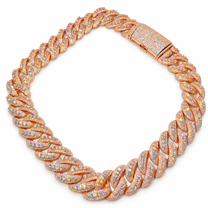 23mm Sterling Silver Cuban Link Chain