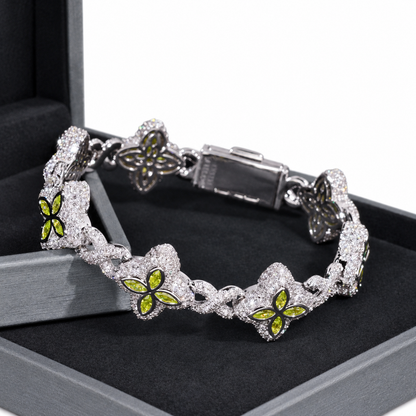Marquise Clover Infinity Link Bracelet