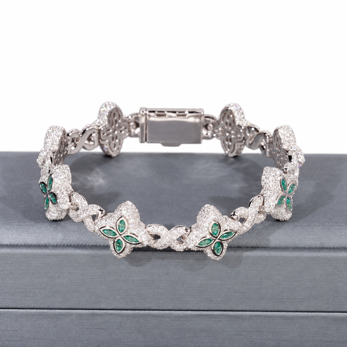 Marquise Clover Infinity Link Bracelet
