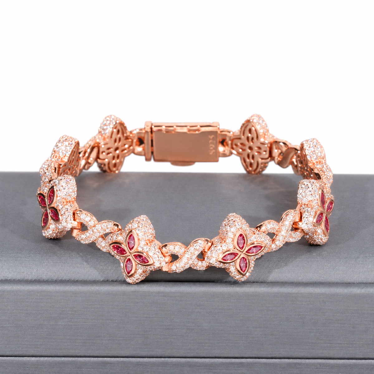 Marquise Clover Infinity Link Bracelet