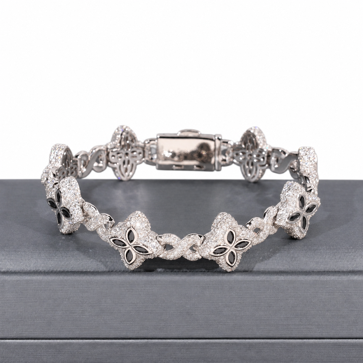 Marquise Clover Infinity Link Bracelet