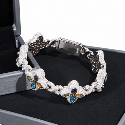 Marquise Clover Infinity Link Bracelet