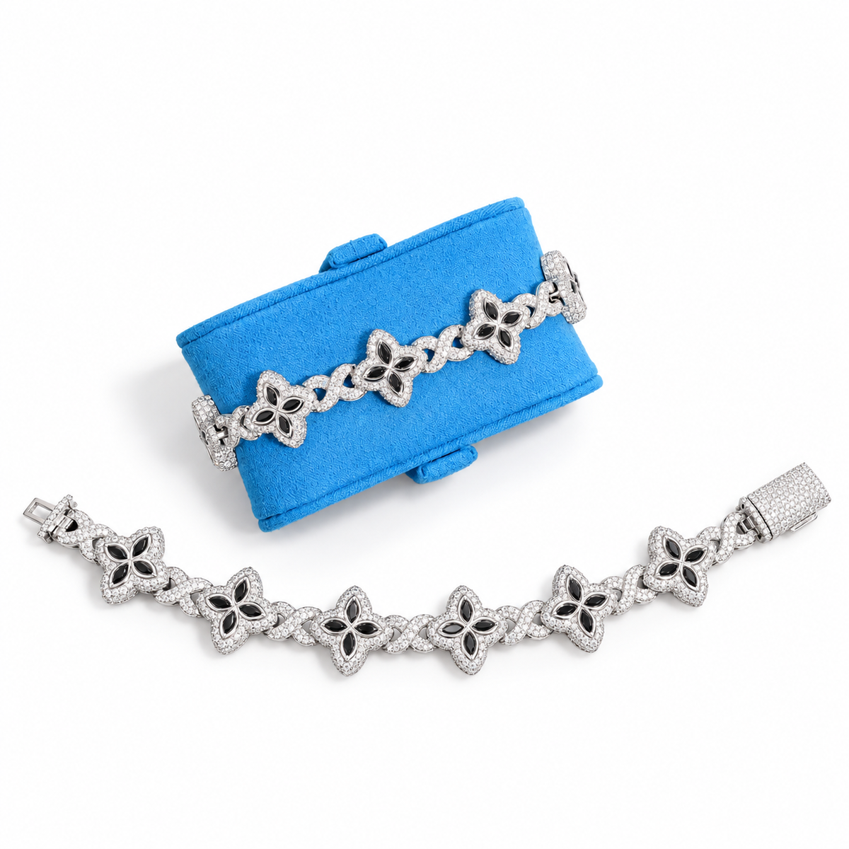 Black Clover Infinity Cuban Bracelet