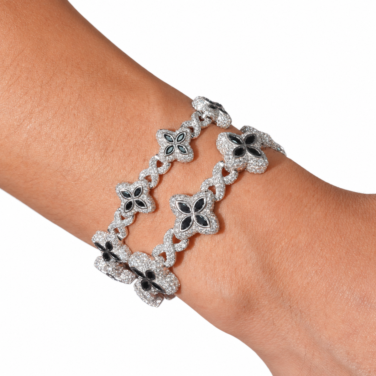 Black Clover Infinity Cuban Bracelet