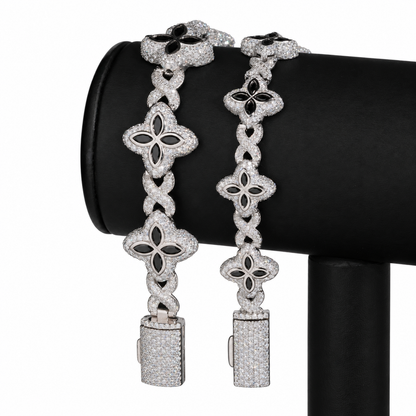Black Clover Infinity Cuban Bracelet