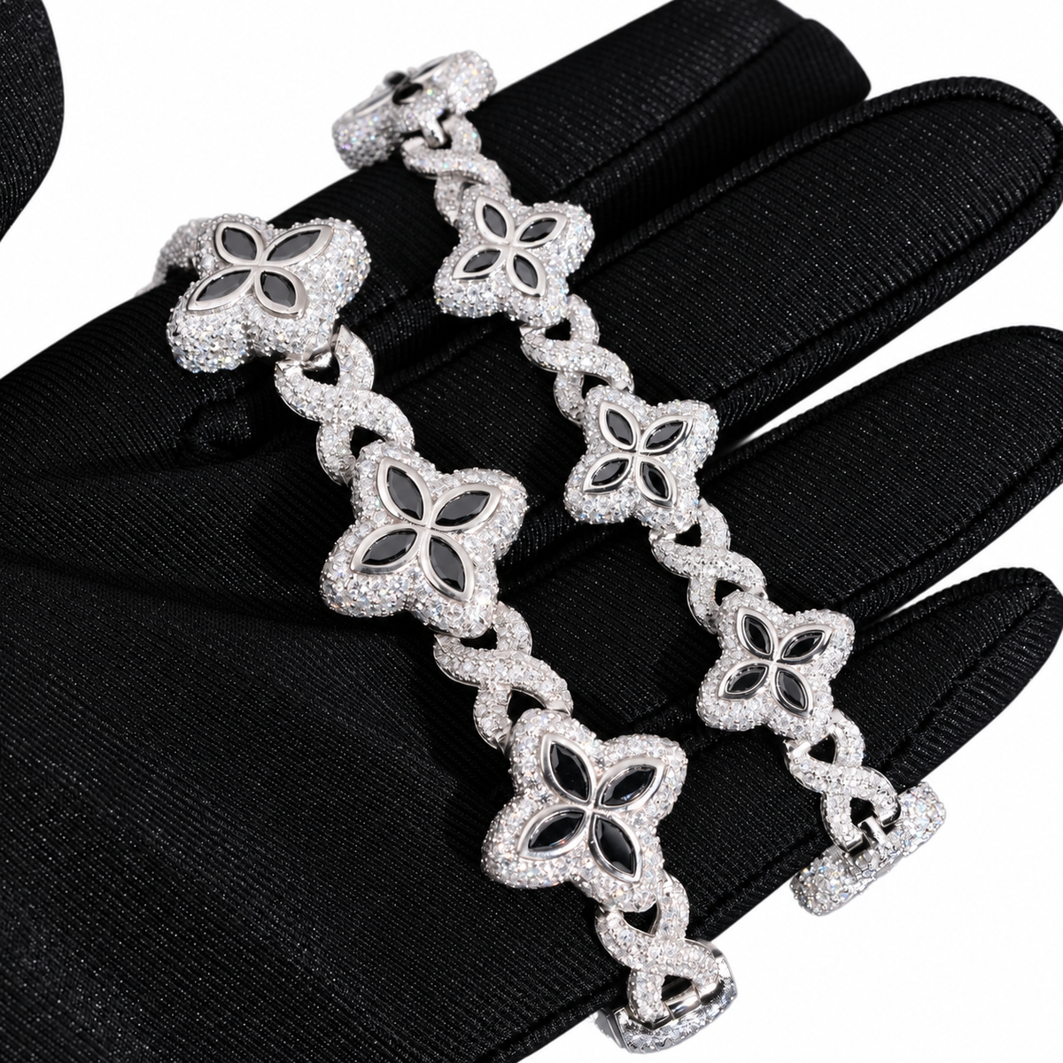 Black Clover Infinity Cuban Bracelet