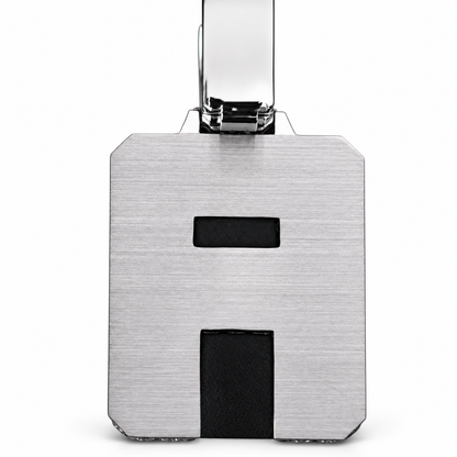 Asscher Cut Lab Diamond Letter Pendant