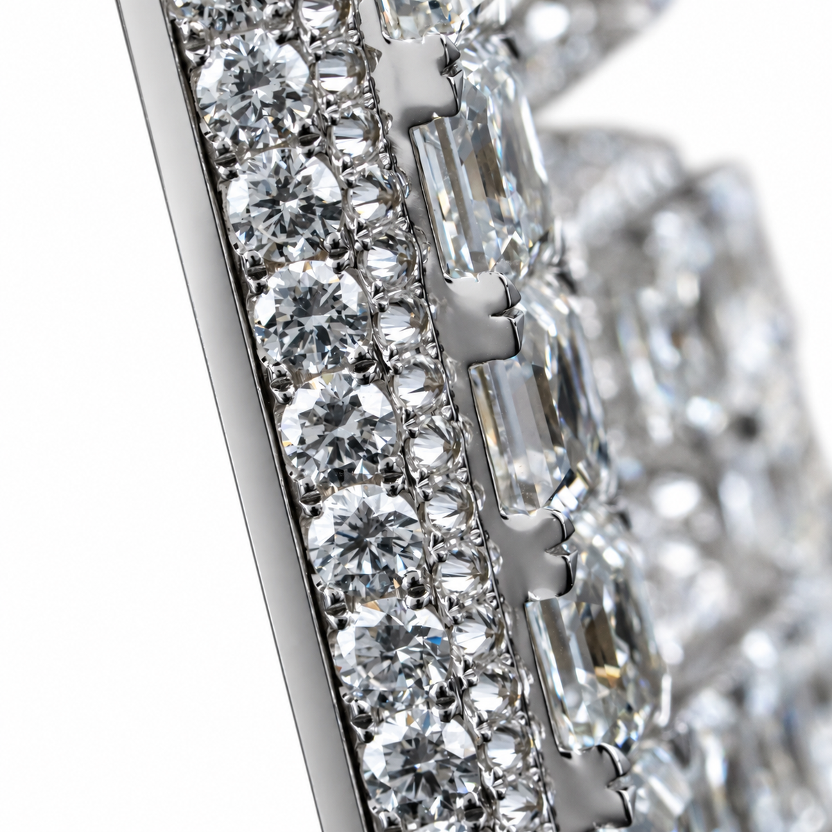 Asscher Cut Lab Diamond Letter Pendant