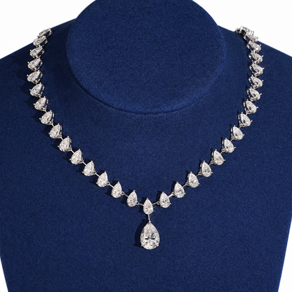 Pear-Cut Necklace
