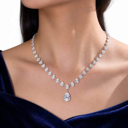 Pear-Cut Necklace