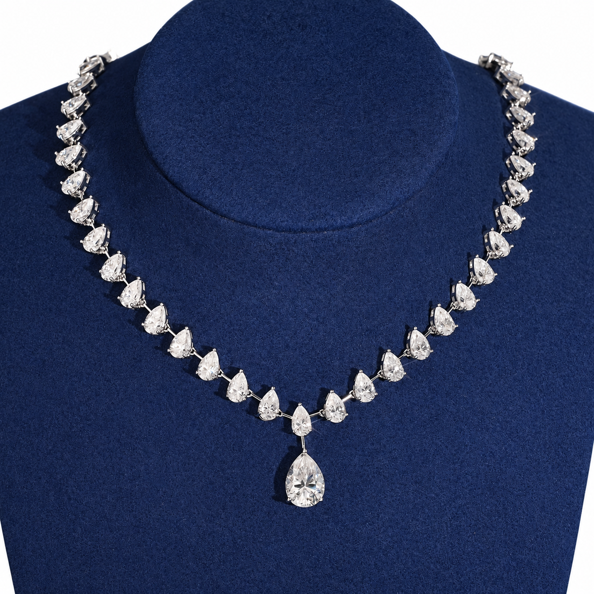 Pear-Cut Necklace