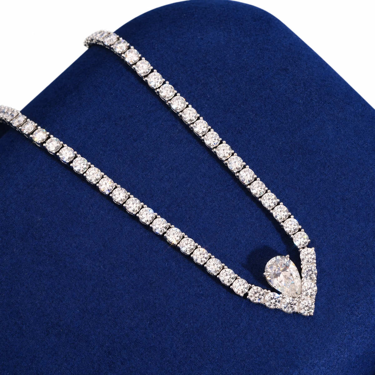 Pear Drop Tennis Chain