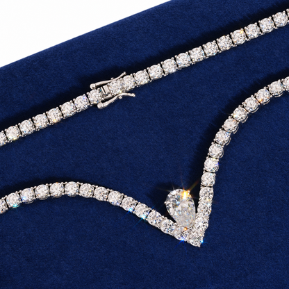 Pear Drop Tennis Chain