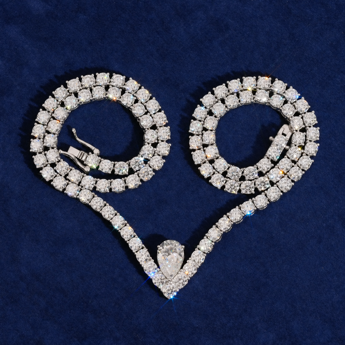 Pear Drop Tennis Chain