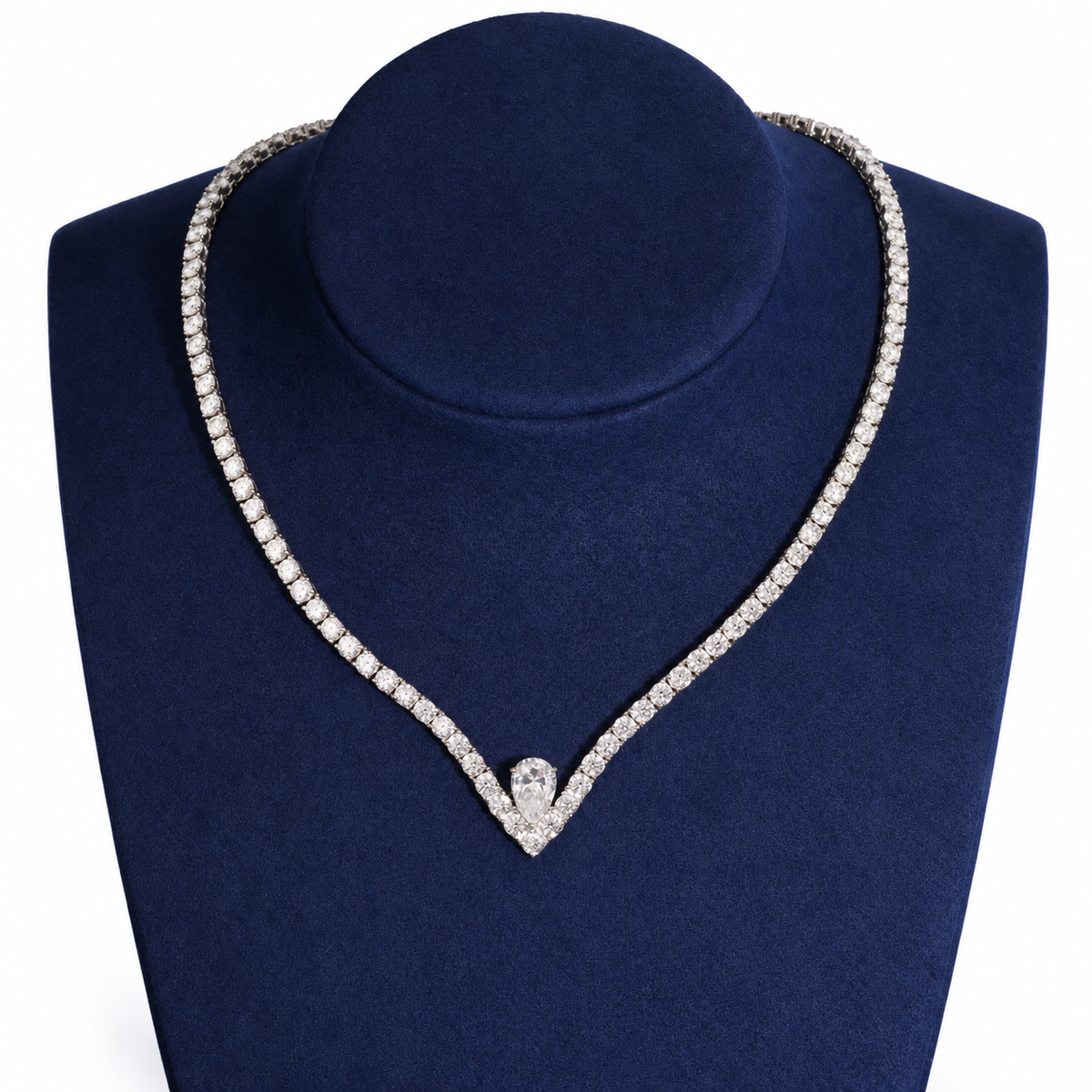 Pear Drop Tennis Chain