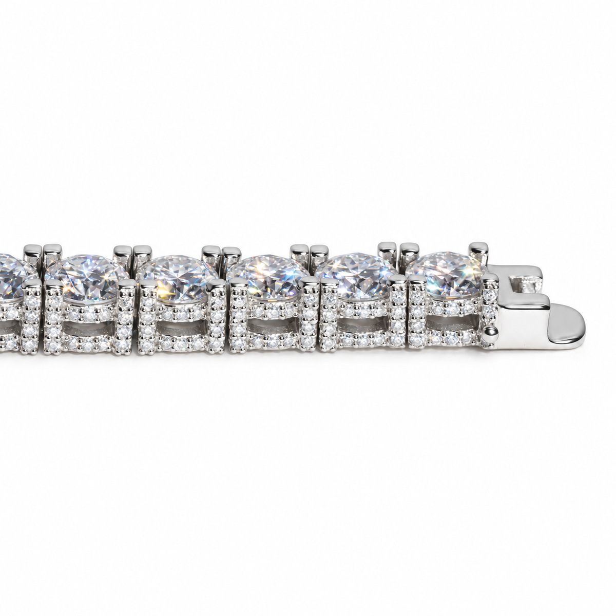 Side Set Tennis Bracelet