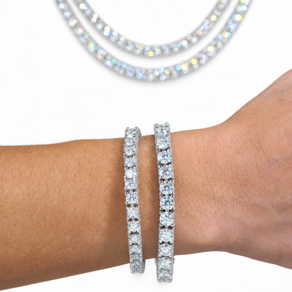 Side Set Tennis Bracelet