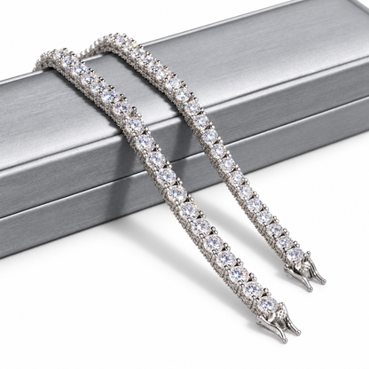 Side Set Tennis Bracelet