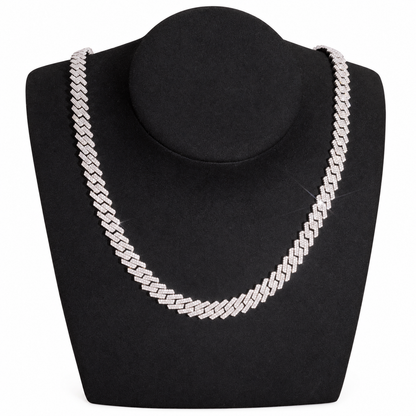 10mm Lab-Grown Diamond Cuban Link Chain